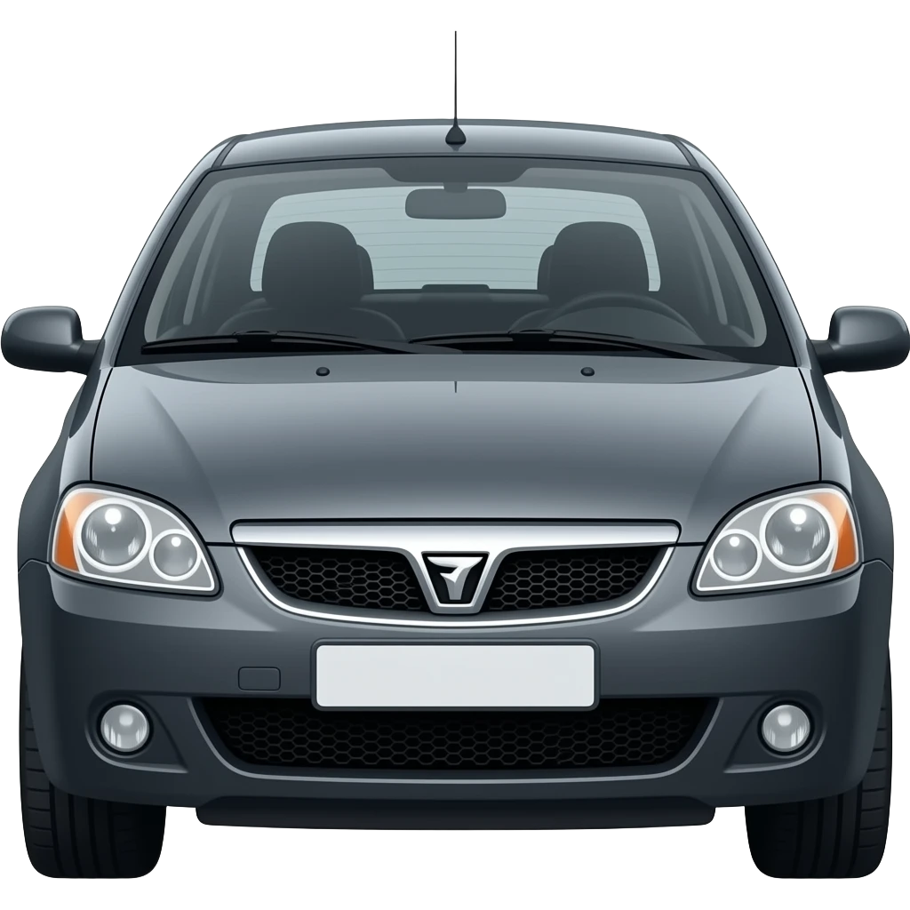 Dacia Logan gris foncés de 2008 emoji