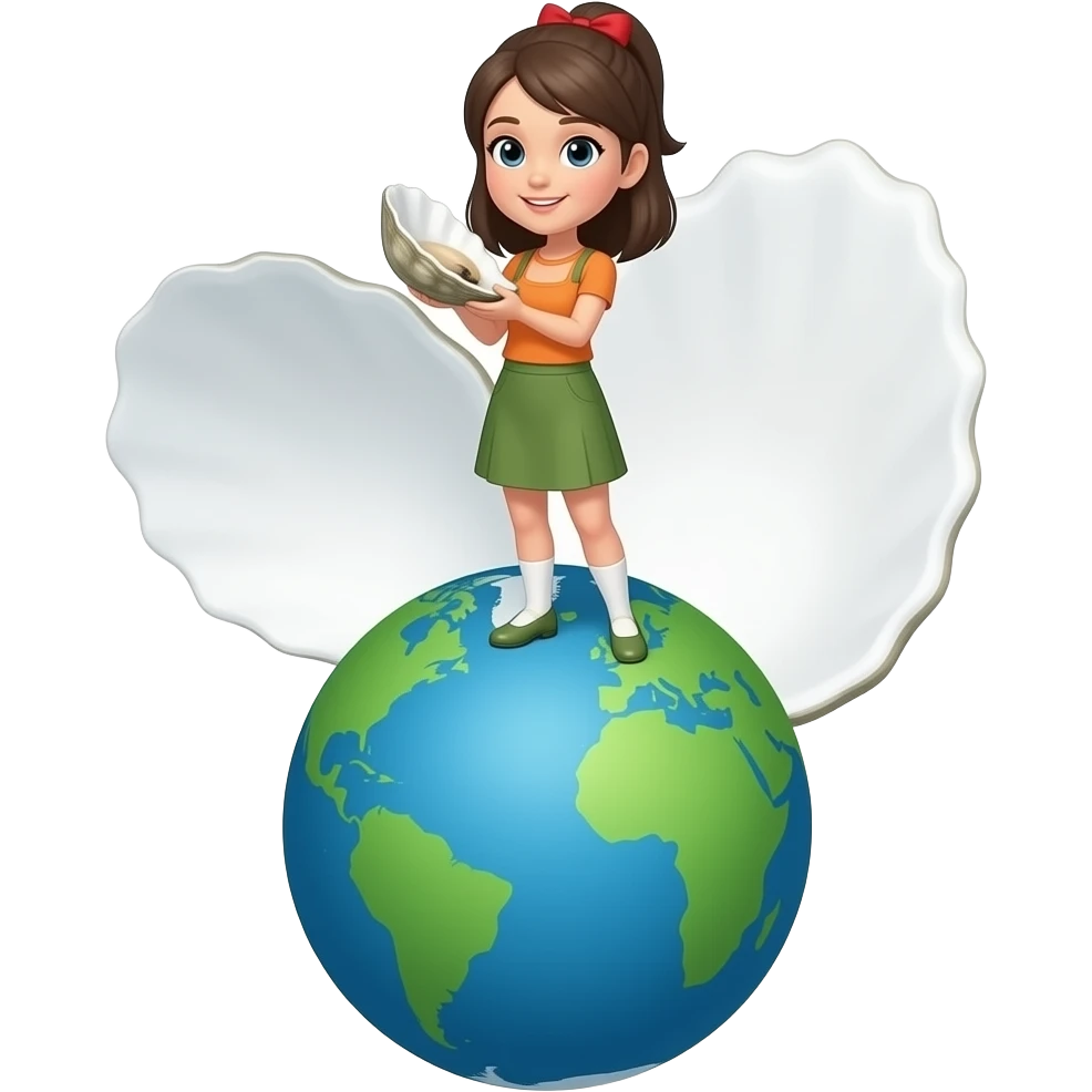 the world is your oyster emoji