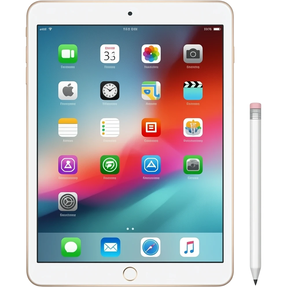 A apple pencil for a ipad emoji