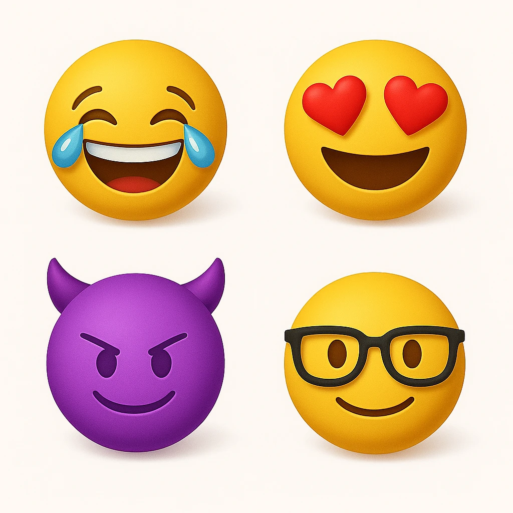 change glasses from transparent to black  emoji