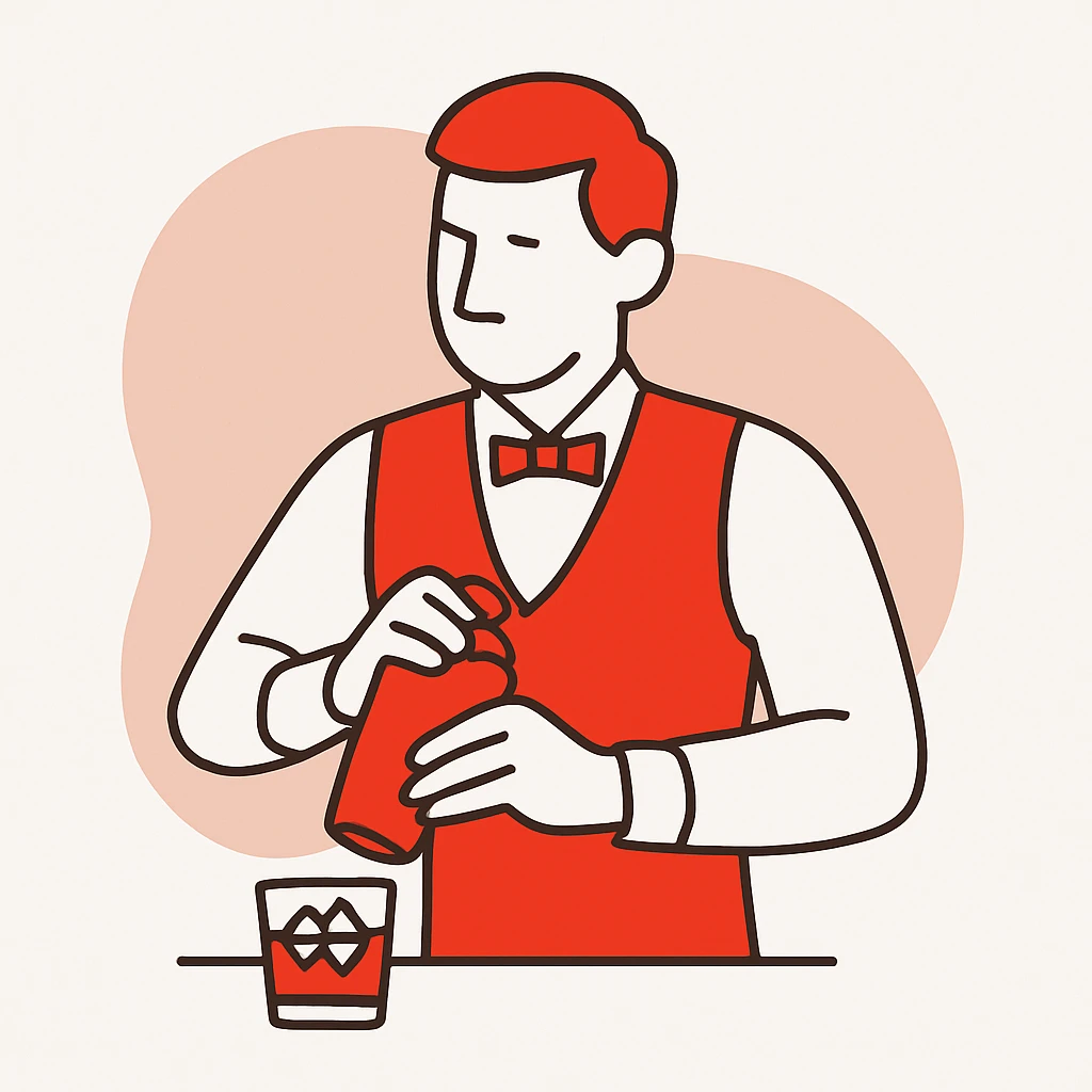 bartender mixing drinks emoji