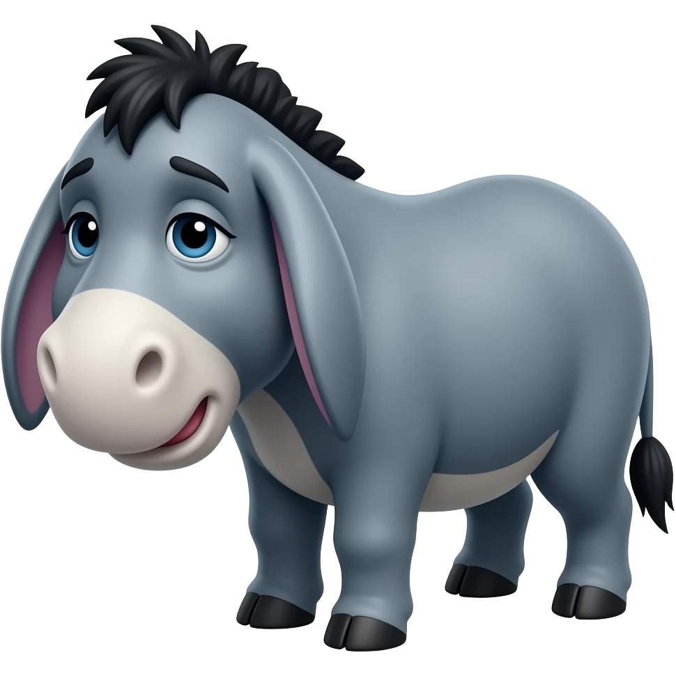 eeyore very sick emoji
