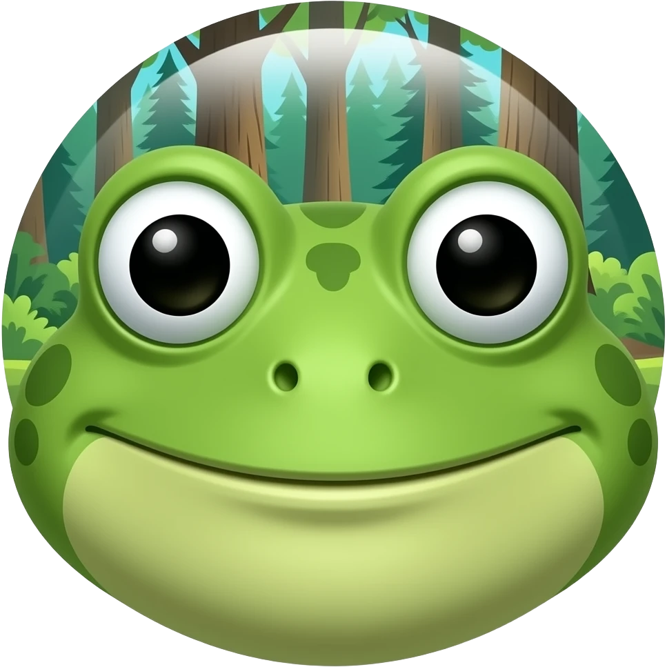 pepe in a back wood face emoji