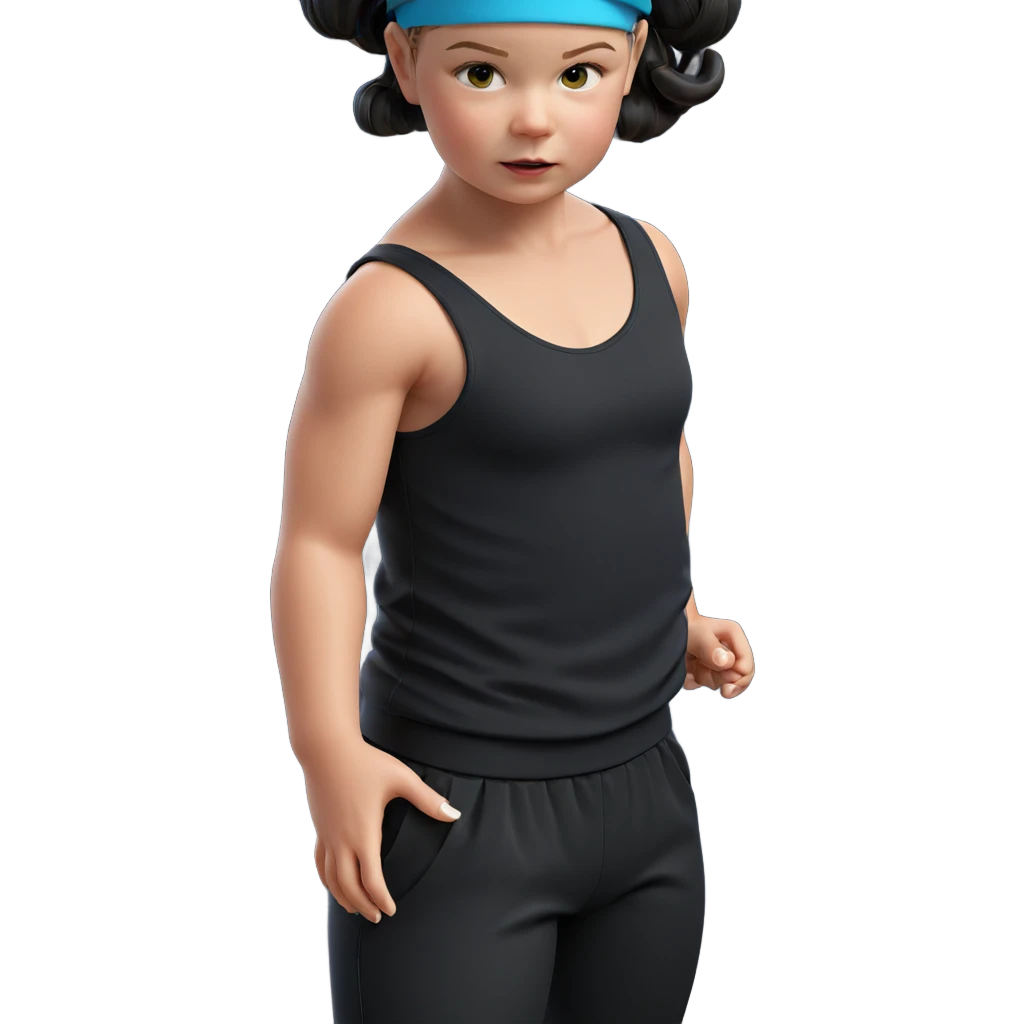 girl in black outfit emoji