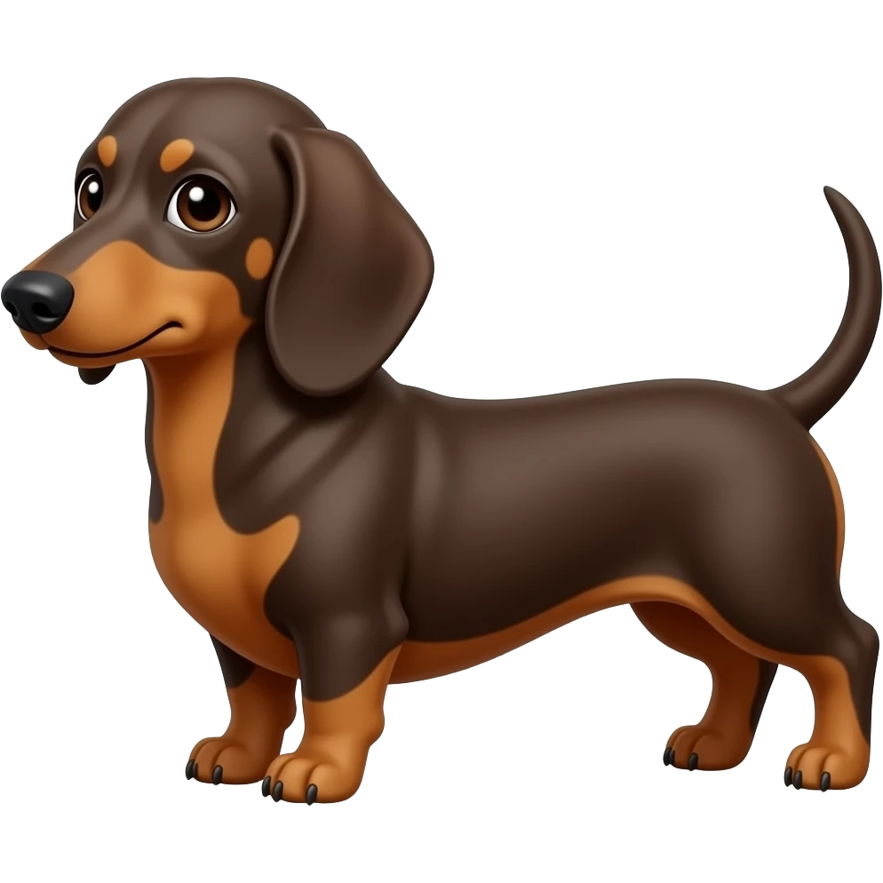 Brown Dachshund emoji
