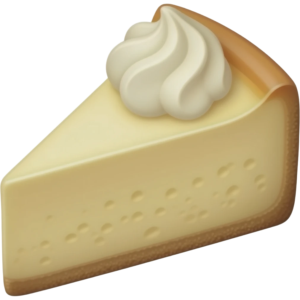 vanilla cheesecake emoji