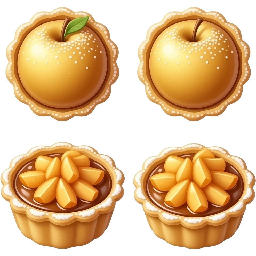 Dessert tartelettes au pommes emoji