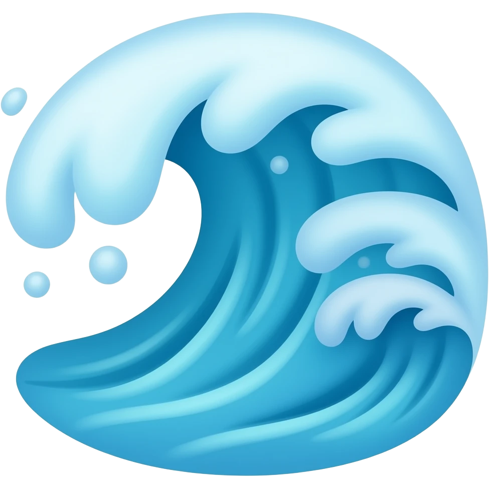 Ocean Wave emoji emoji