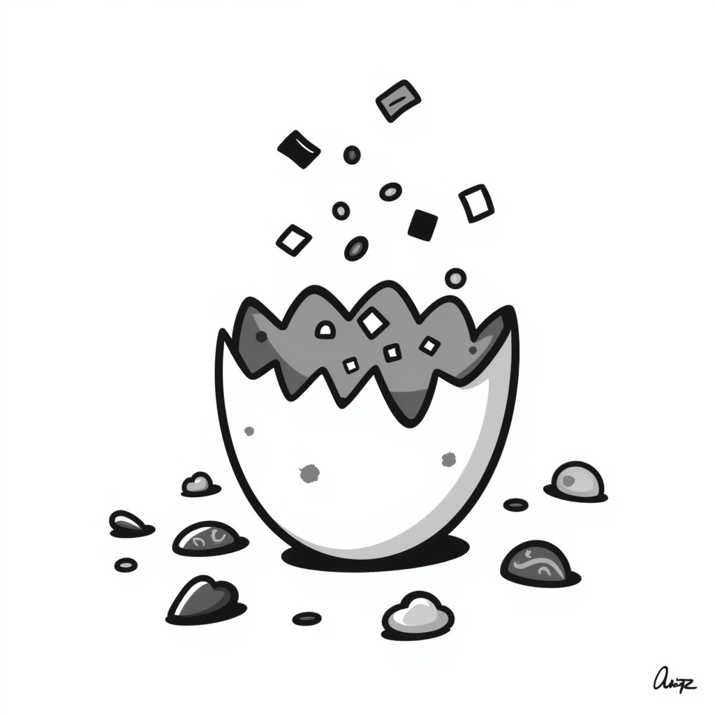 Confetti egg emoji