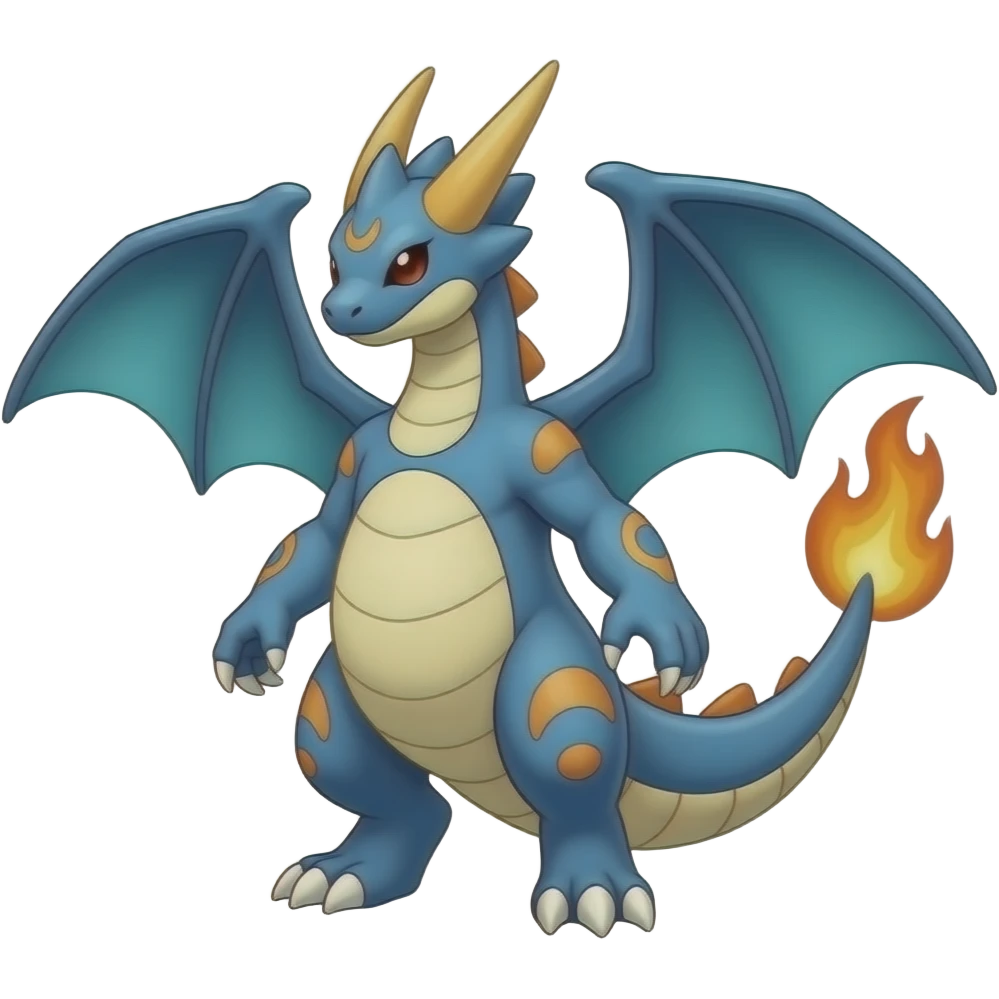 Gabite-Veemon-ExVeemon-Digimon-Latias-Peppercat-Pokémon-Flamedramon-fusion-animal-hybrid-creature, Full body emoji