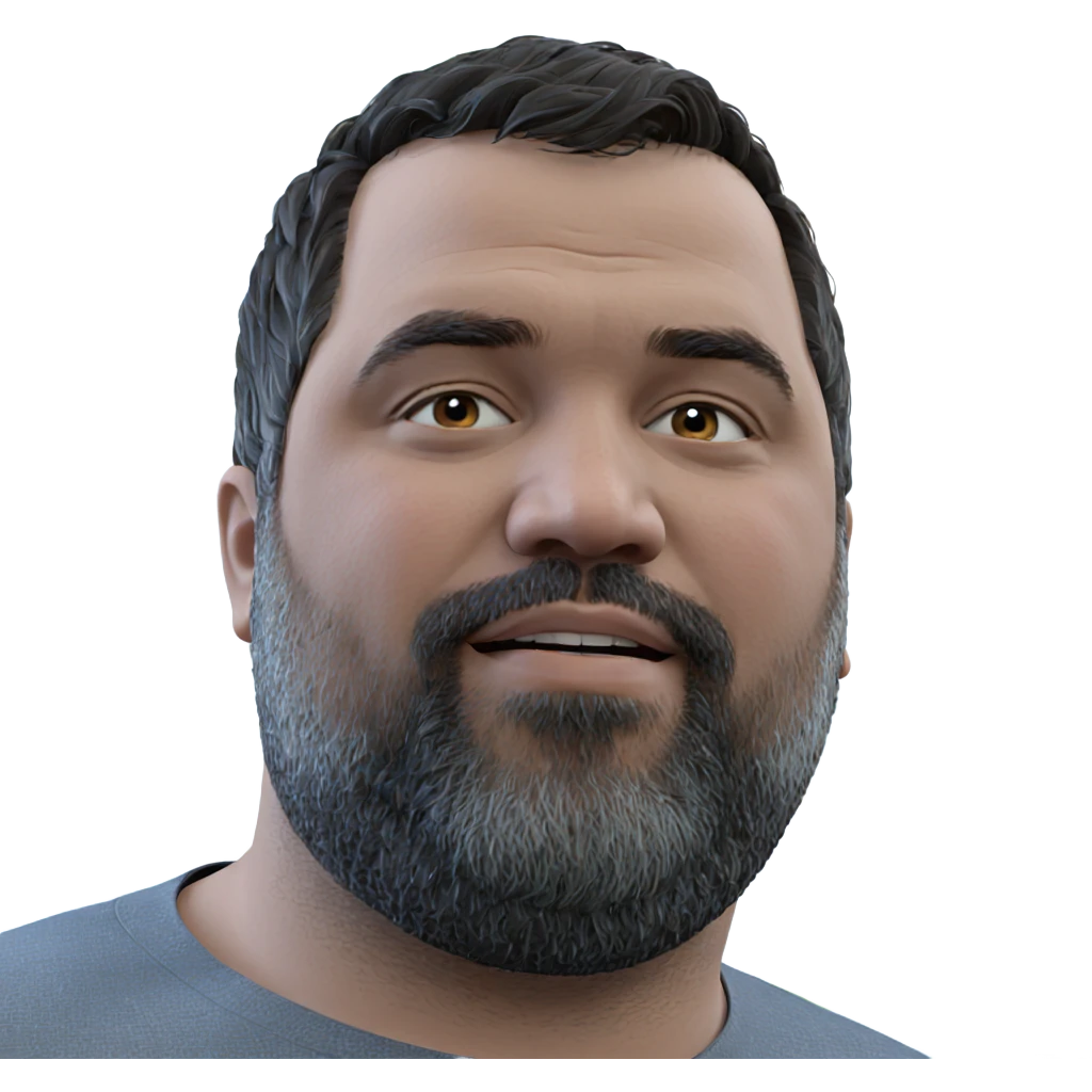 portrait of a bearded man emoji