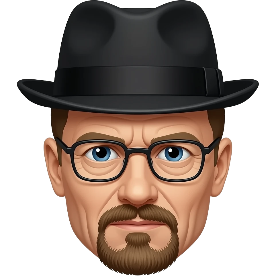 breaking bad hat emoji