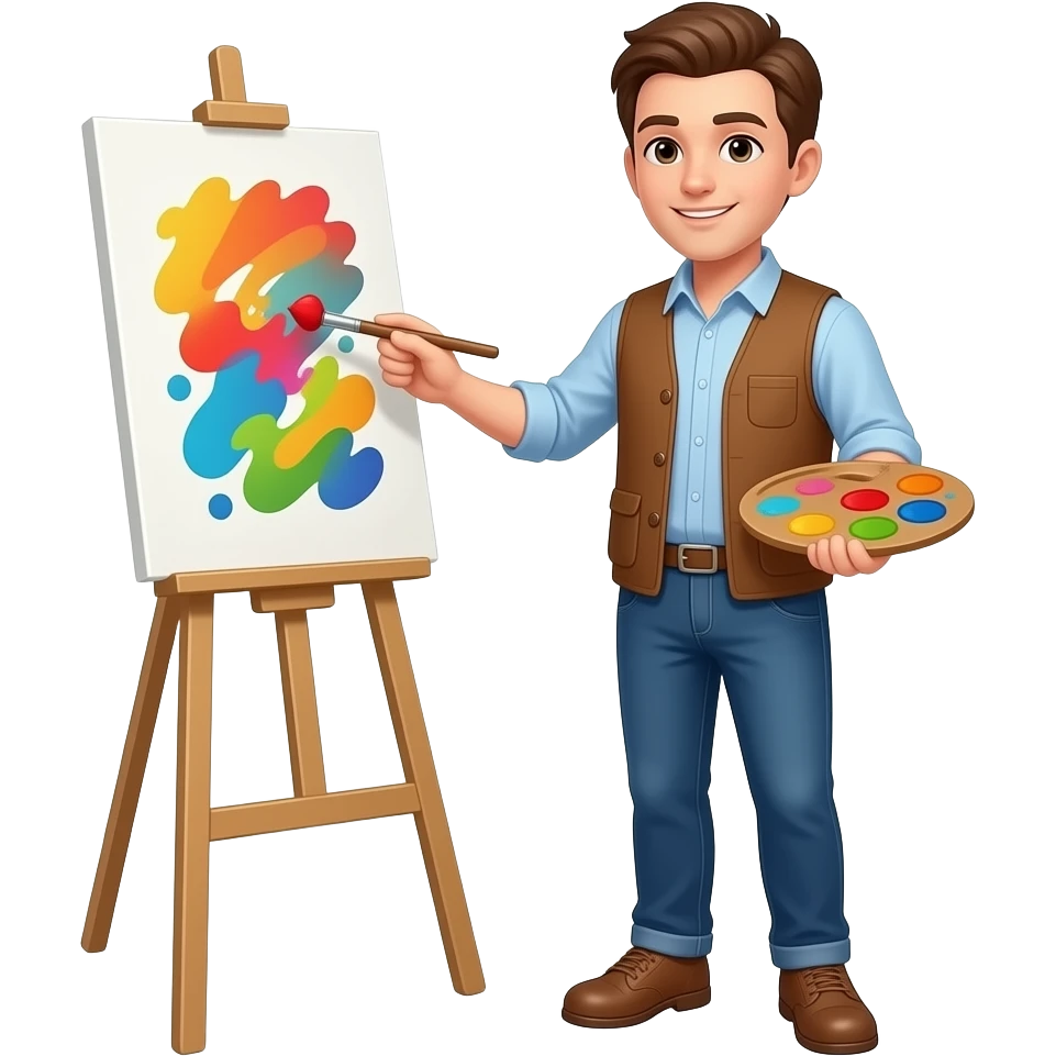 PAINTER FULL BODY emoji