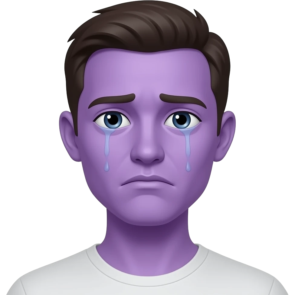 purple sad emoji emoji
