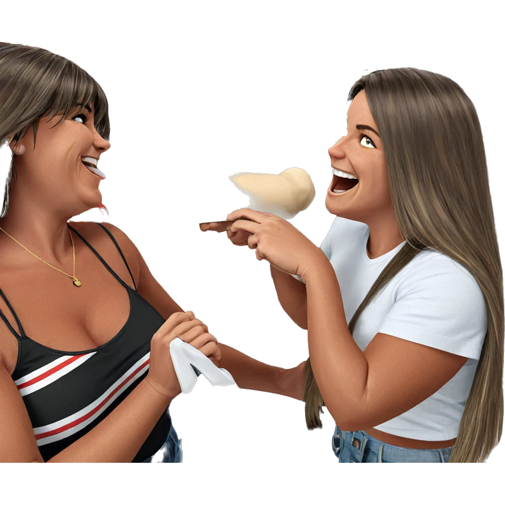 friends having fun together emoji