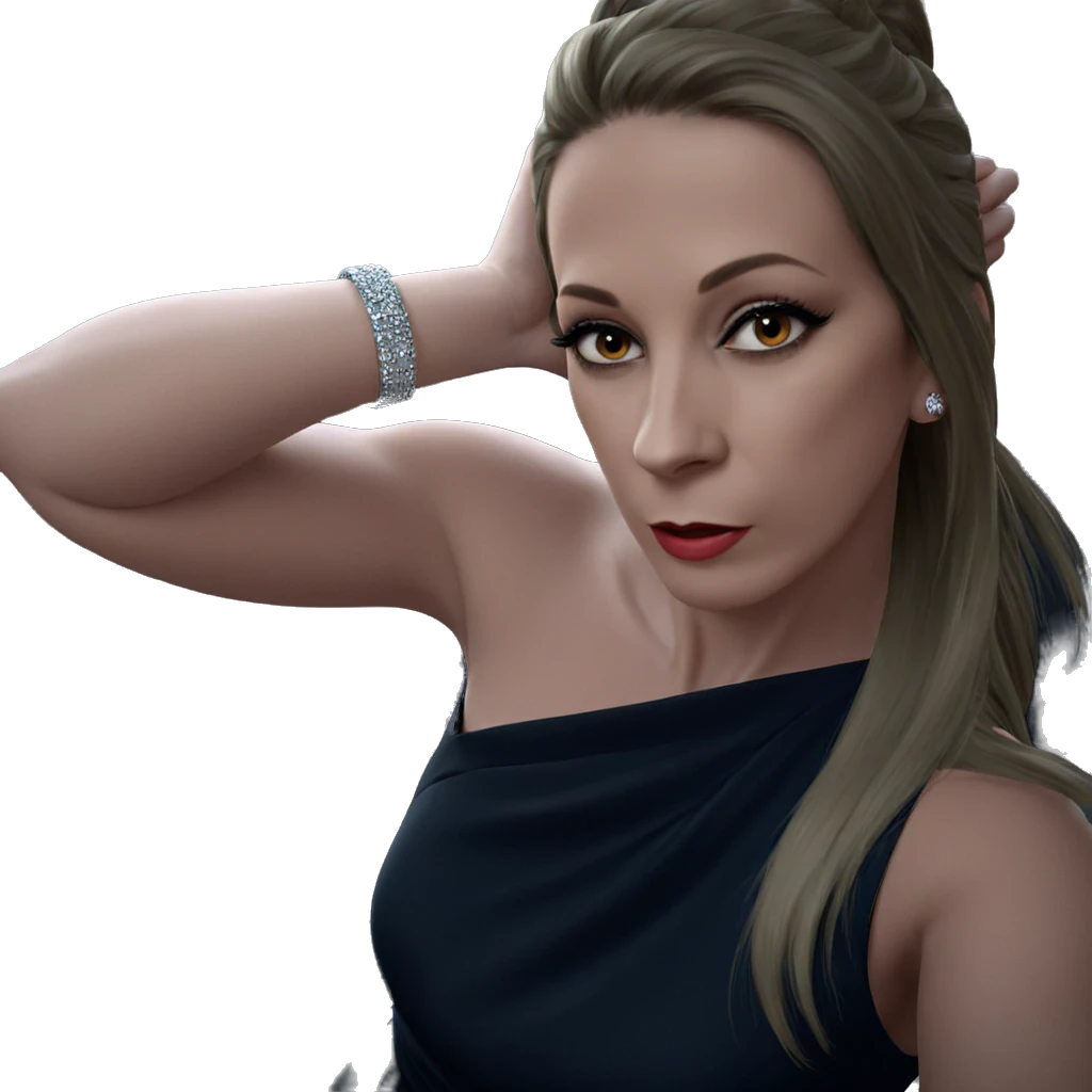 elegant girl in dress emoji