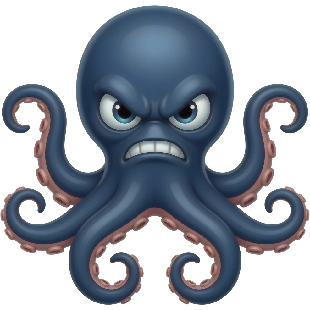 angry navy octopus emoji