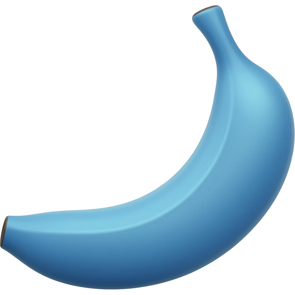 Banana azul emoji