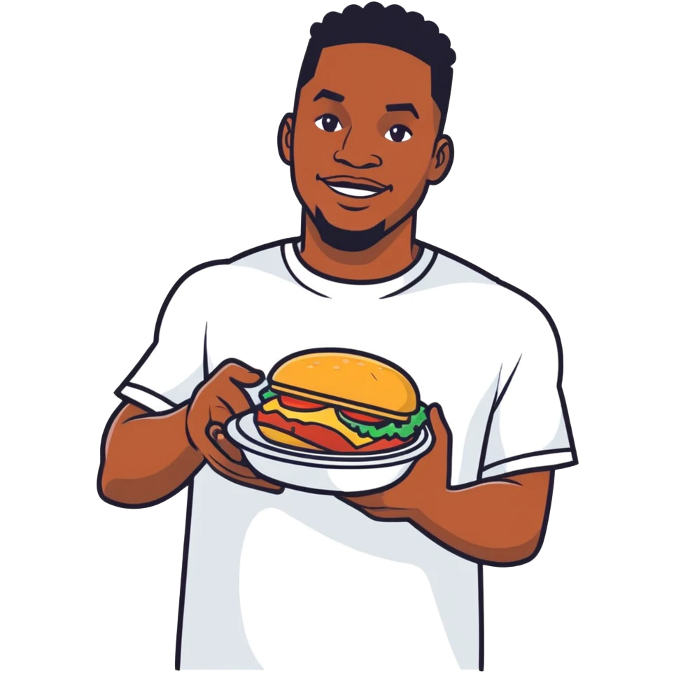 Dwayne norwood with food emoji