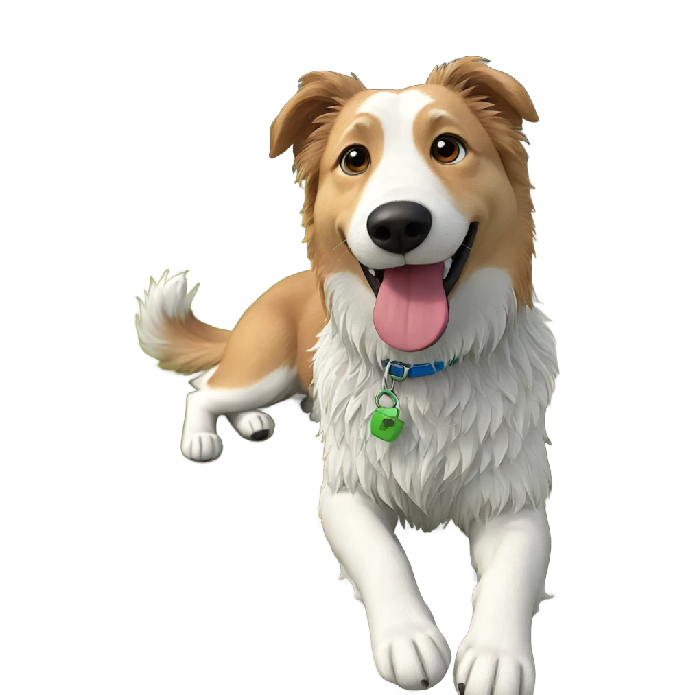 playful dog enjoying the grass emoji