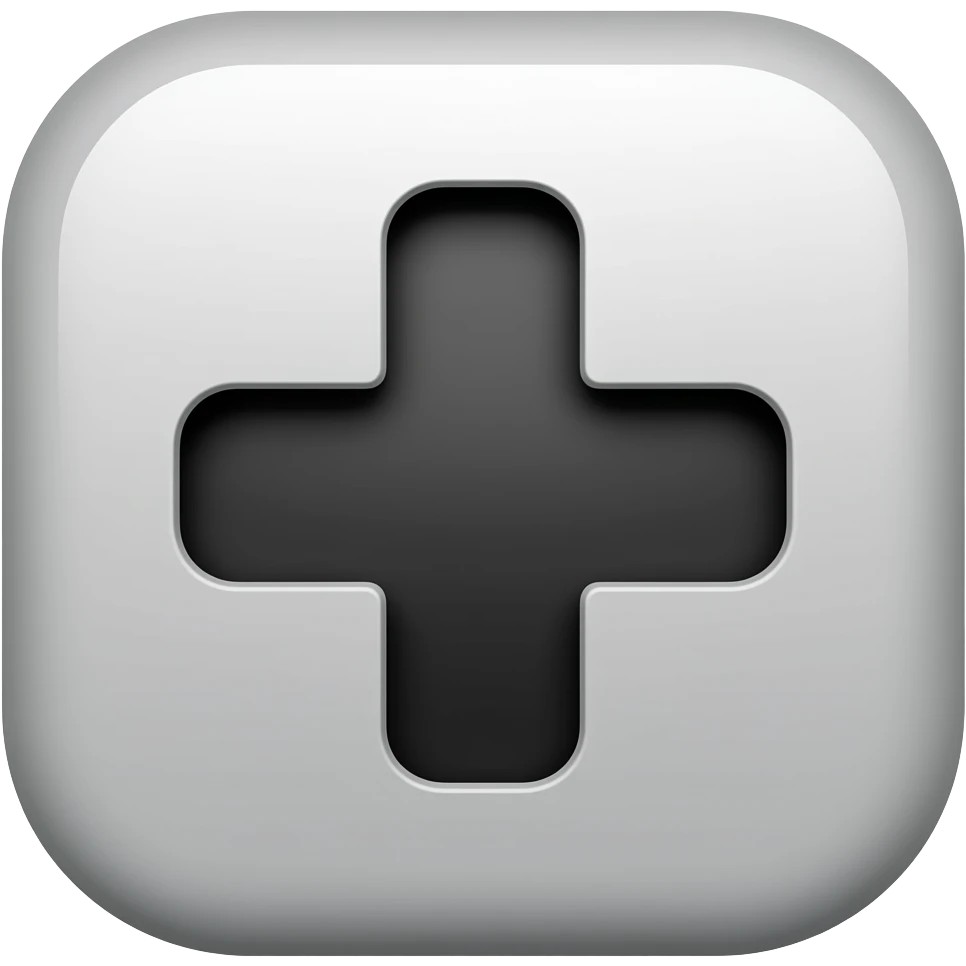 Намалюй мені плюс чорний, без обгортки emoji