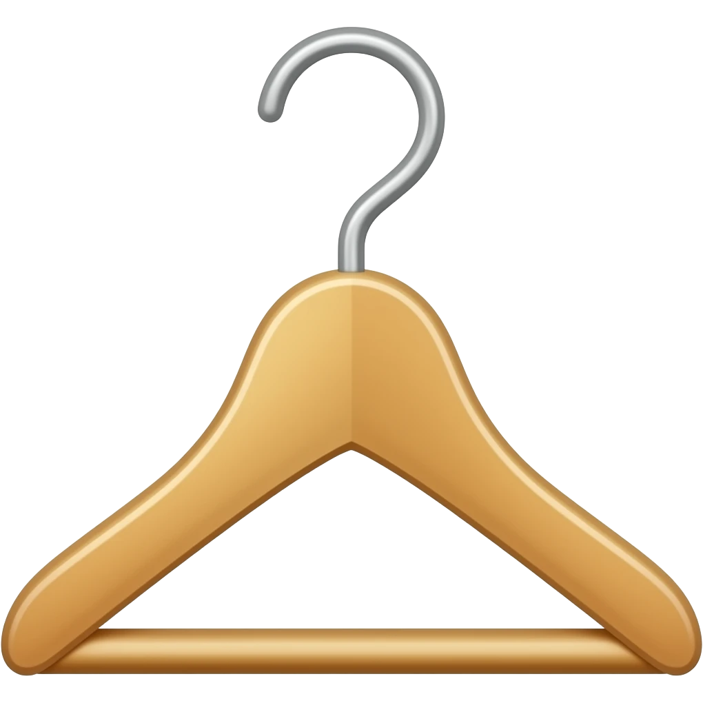 clothing hanger emoji