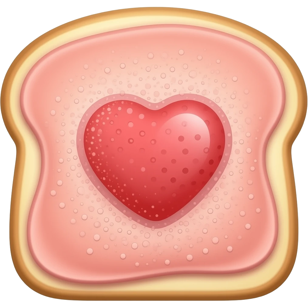 Pink French toast emoji