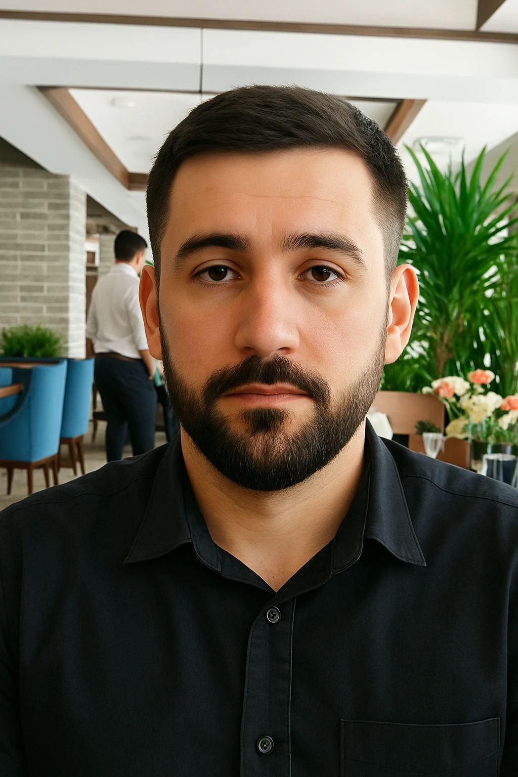 birinchidagi odamni yuziga 2 rasmdagi odamni yuzini quyib chizib ber emoji