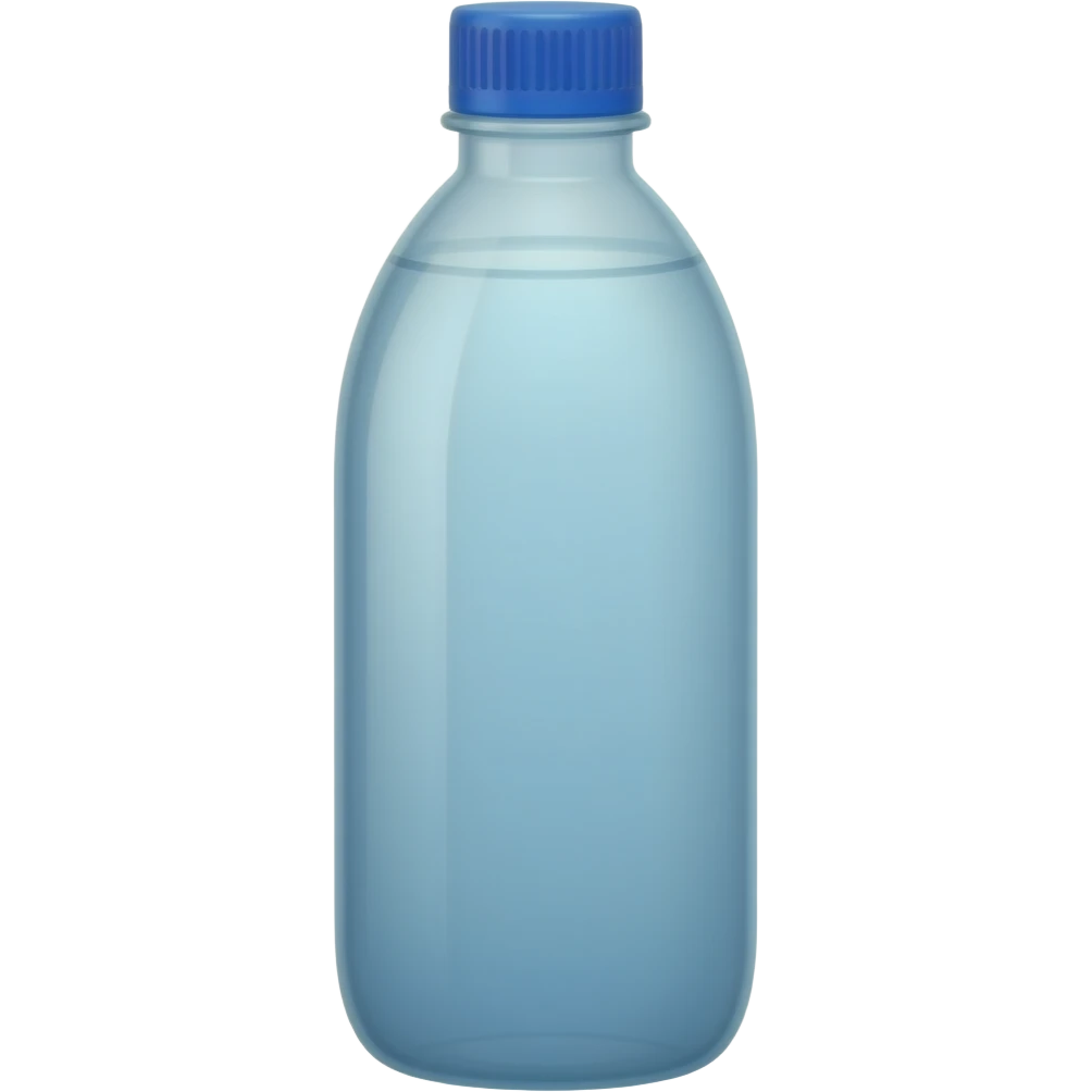 Bottle of water emoji