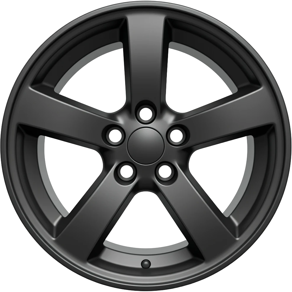 car rims are black on a white background minimalism emoji