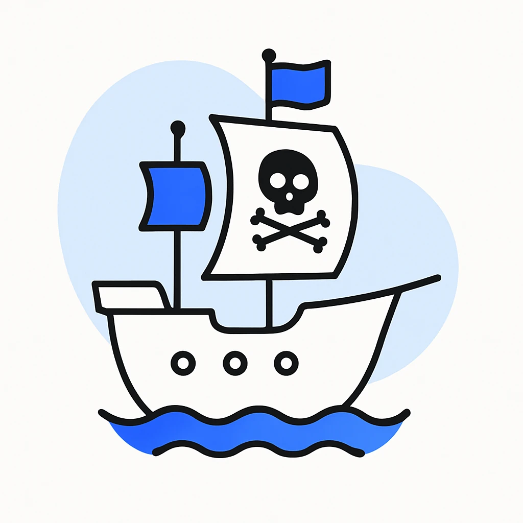 pirate ship emoji