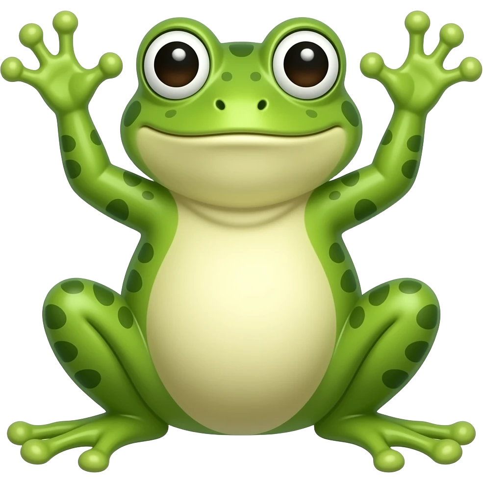 jumping frog emoji