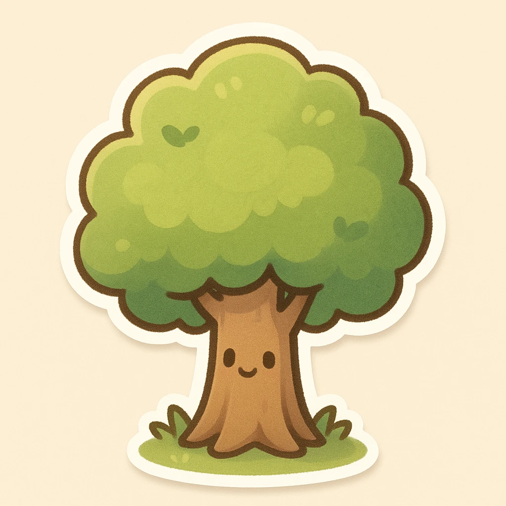 一棵小树 emoji