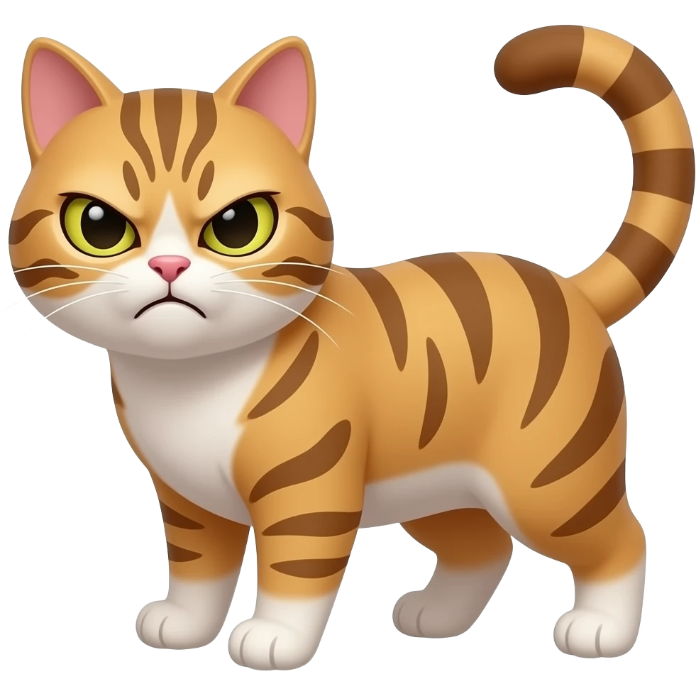 angry cat emoji