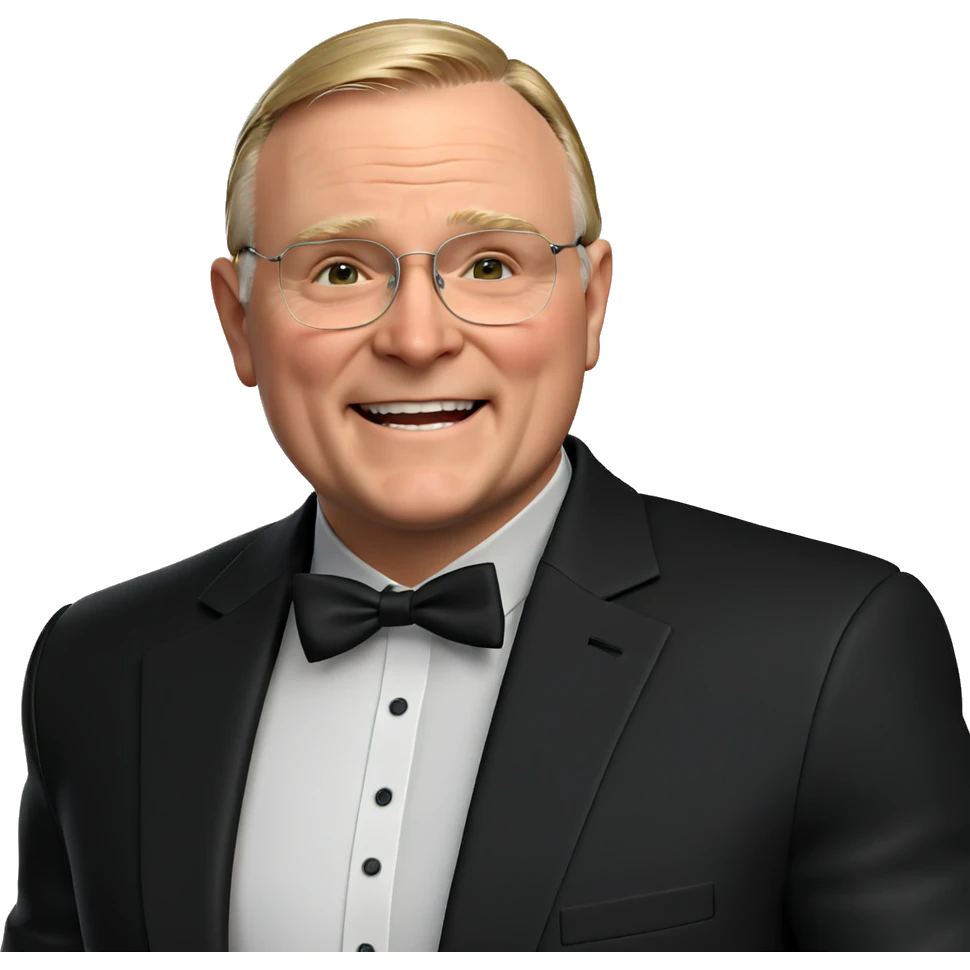smiling boy in formal suit emoji