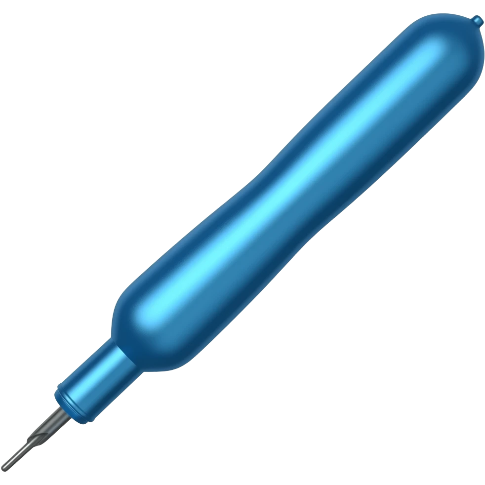 blue microneedling tool emoji