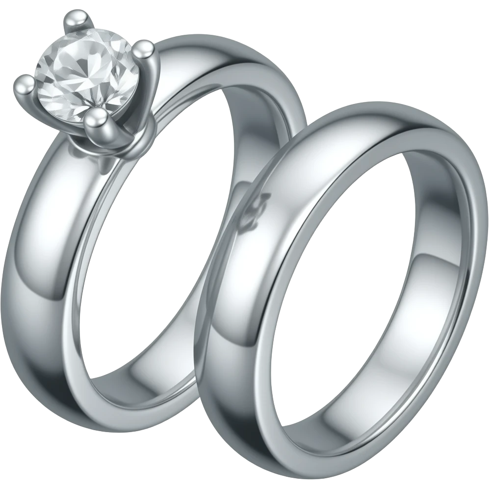 This Rings and  anotherone without a diamant emoji