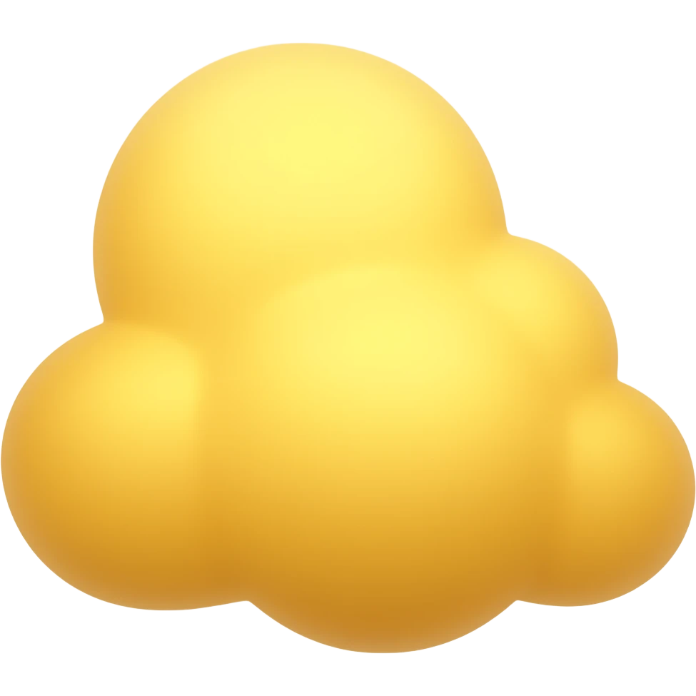 A Yellow Nimbus emoji
