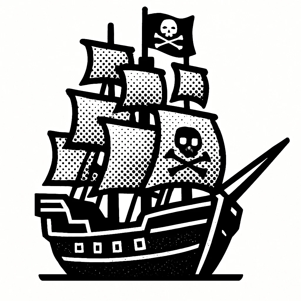 pirate ship emoji