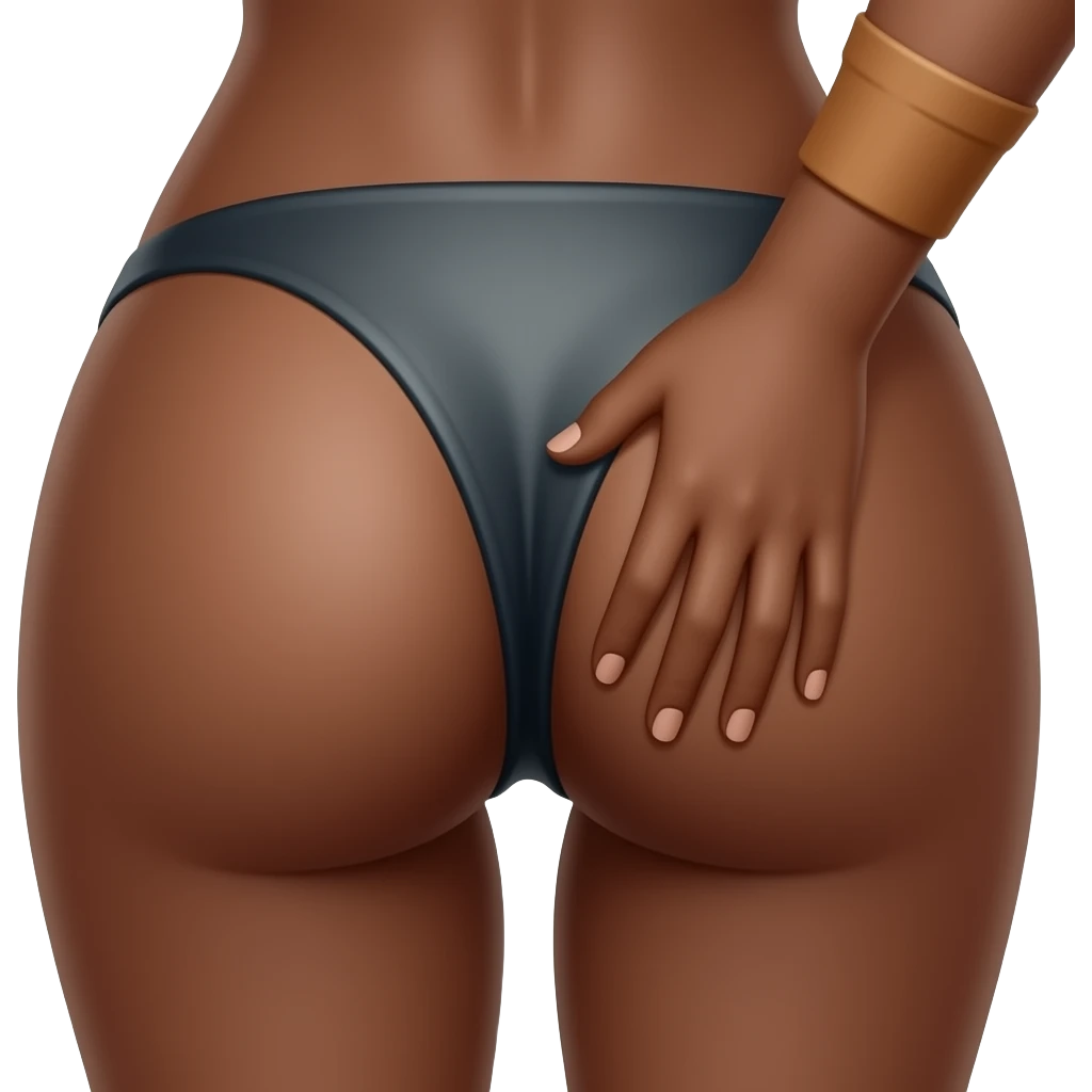 hand slapping african ass emoji