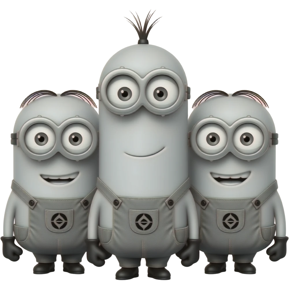 minons para colorir em preto e branco emoji