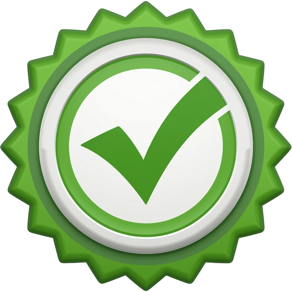 Verified badge emoji