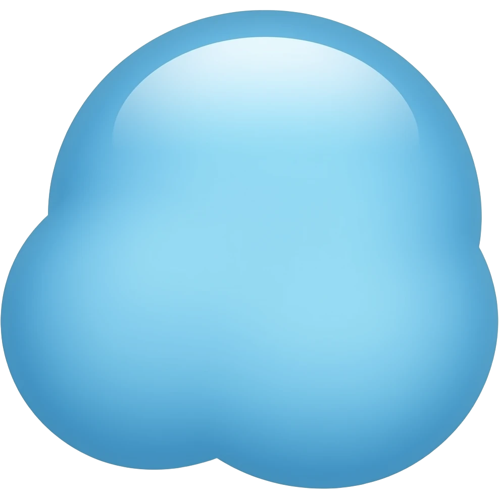 Símbolo do Bluesky emoji