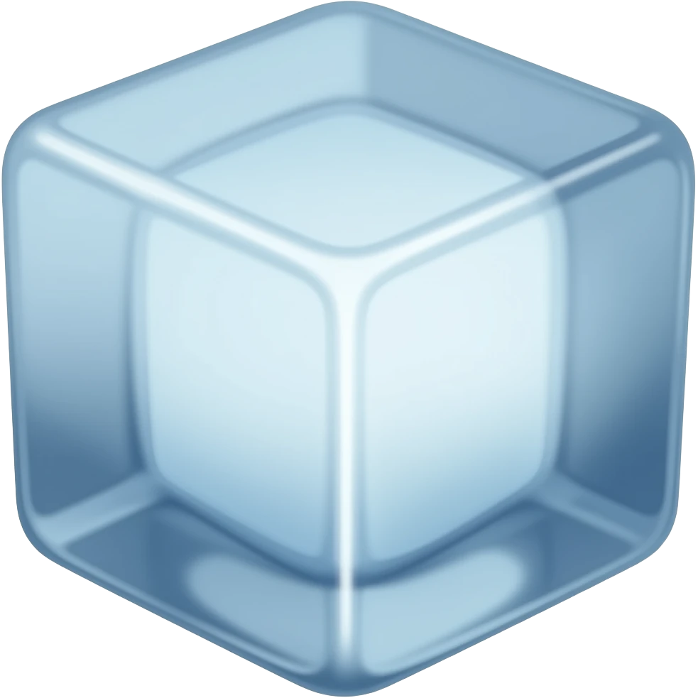 cubo de hielo emoji