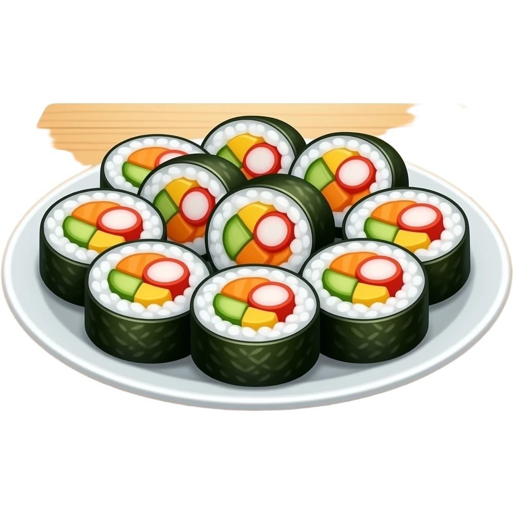gimbap emoji