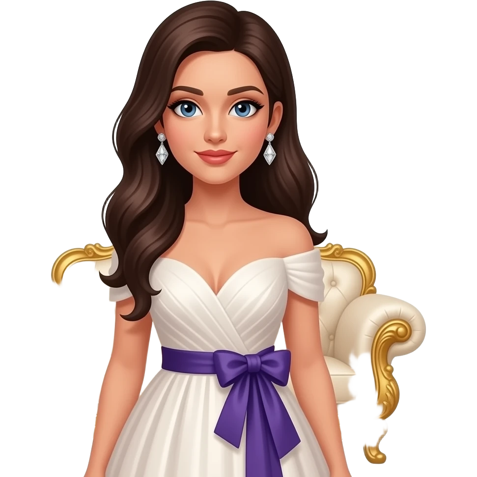 Rich girl emoji