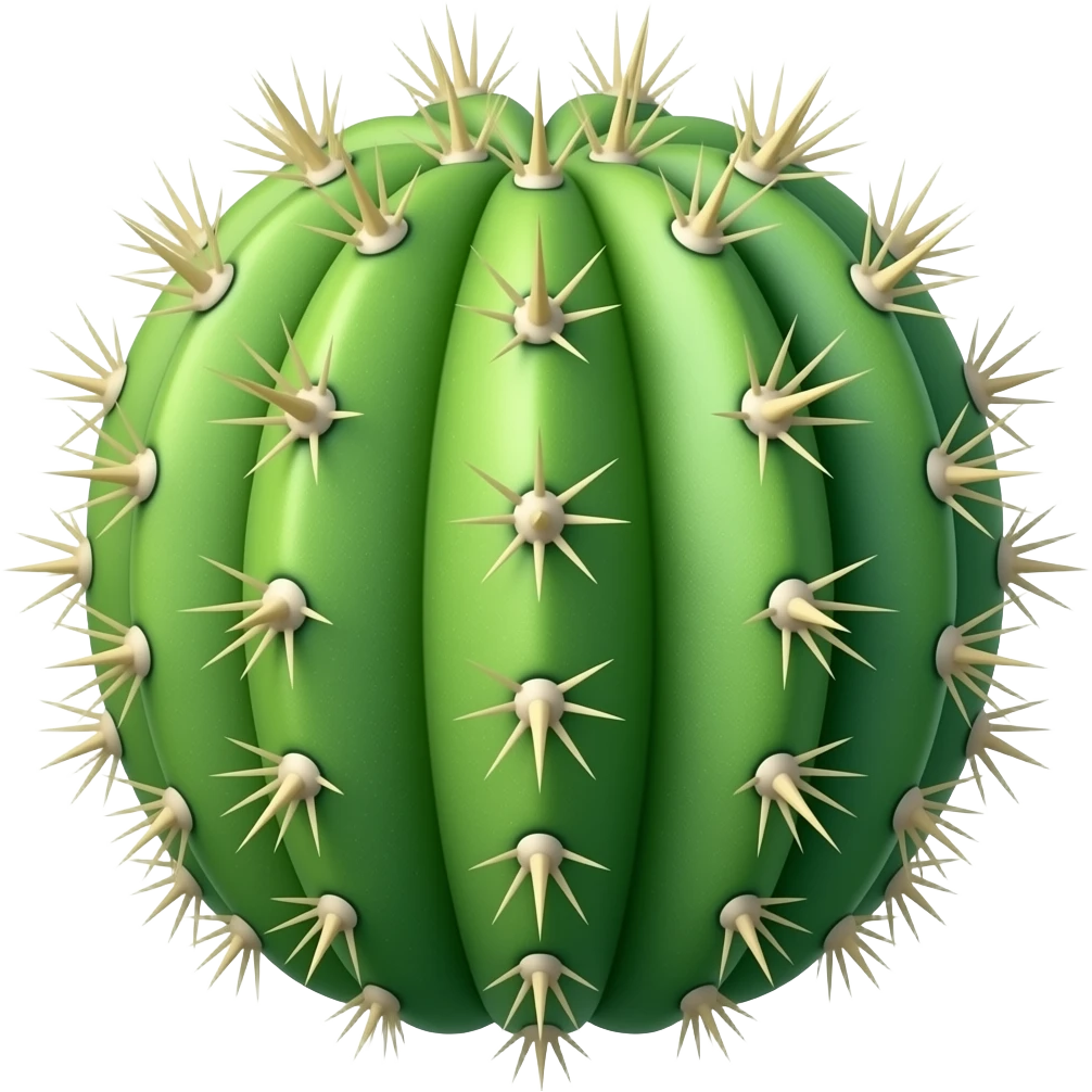 cactus with strong spikes emoji