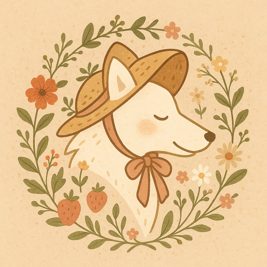 Give the Overwolf logo a cute cottagecore makeover emoji