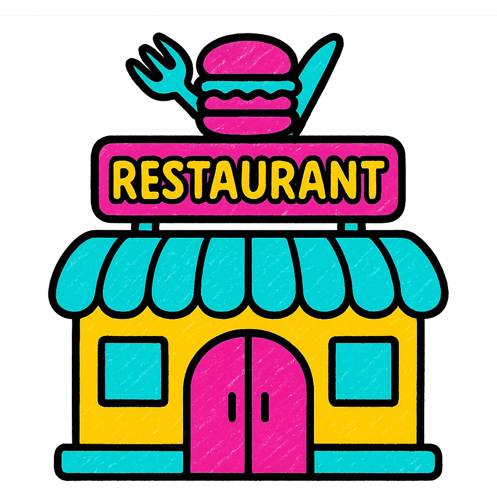 un restaurant emoji