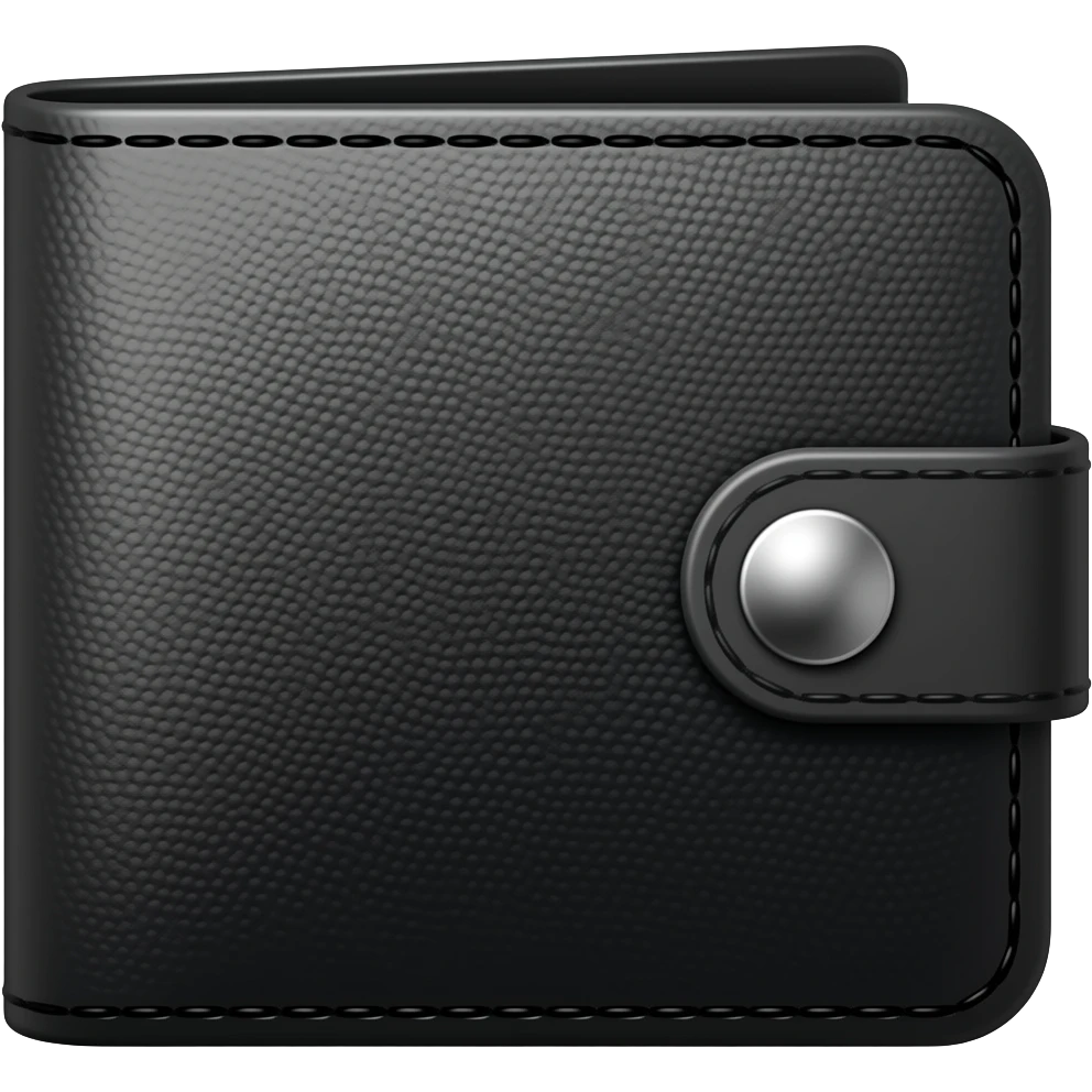 black wallet emoji